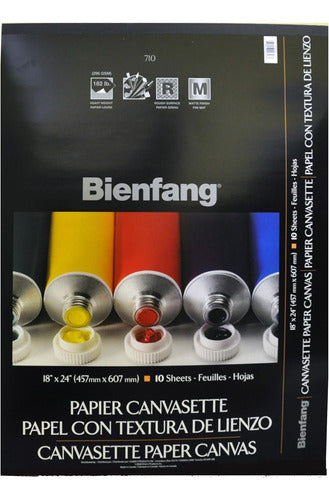 Papel Canvasette De Bienfang, 10 Hojas, 45 Cm X 60 Cm 0