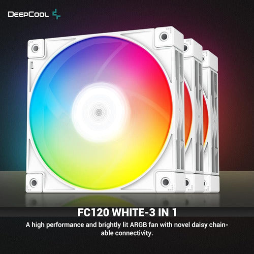 Deepcool FC120 PC Fans 3 In 1 Each 120mm 1800RPM 2