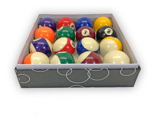 Pool Ball Set 57mm HVY + Reinforced Triangle 5