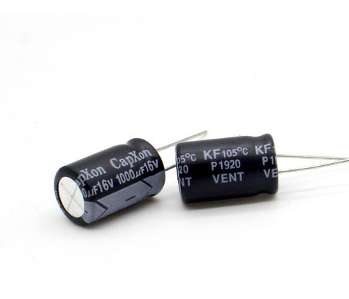 Capacitor Electrolítico 1000uf 16v 10x17mm Pack X10 Unidades 3