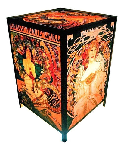 Playpacifica Fanal Velador Led Art Nouveau Alphonse Mucha 0