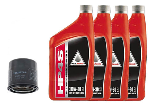 Honda Kit Service Filtro Y Aceite Hp4s Cbr Africa Moto Sur 0