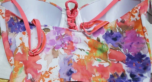 XX Bikini Aquarela, Top with Cord, Printed T 85 and 90 1