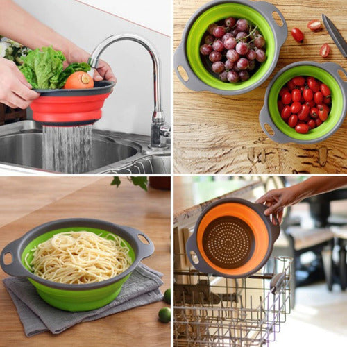 Xinhui Foldable Silicone Colander 3