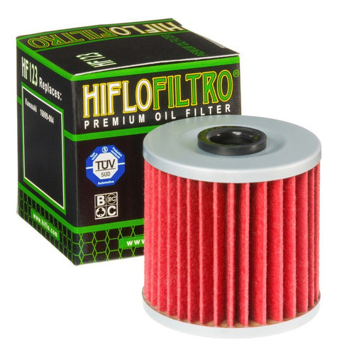 Hiflo Filtro Aceite HF 123 Kawasaki KLR 250 650 KLX Gaona Motos 0