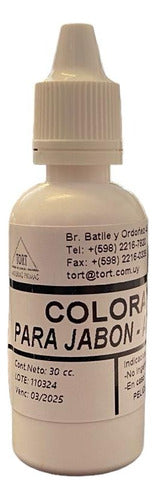 TORT Colorante Liquido Para Jabon 30 Ml - Negro 0