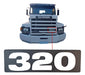 Letreiro Emblema Grade Frontal 320 Scania 113 Bicuda 1