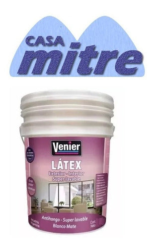 Venier Latex Interior Exterior 5kg Blanco 0