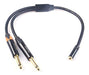 Cable Divisor Devinal De 3,5 Mm A Doble 1/4 Y, Adaptador Mac 0