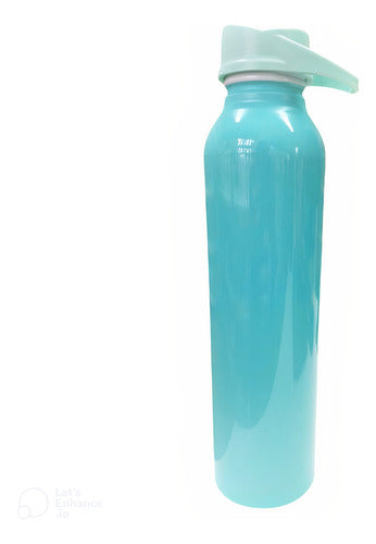 Sports Aluminum Water Bottle 500ml Screw Cap Pastel Colors 1