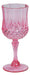 Fun Express Pink Patterned Plastic Wedding Wine Glasses - 12 0