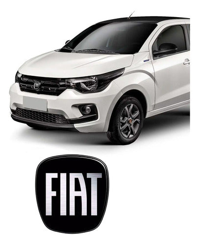 Emblema Fiat Mobi 2016/2022- Black Piano - Grade Dianteira 0