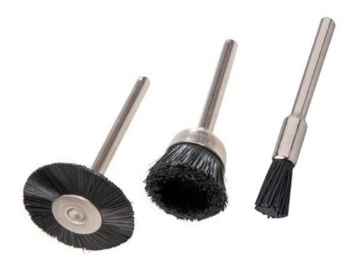 Ruhlmann 3 Nylon Brushes for Mini Lathes 0