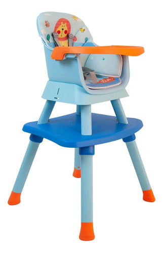 Premium 5 in 1 Baby Table High Chair - Blue 0