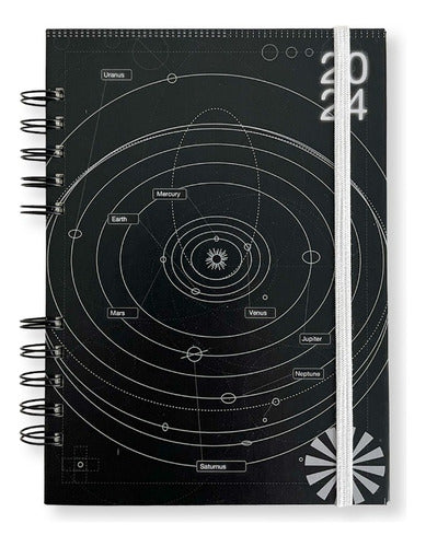 2024 Weekly Planners 15x21 Hardcover A5 Astrological Design 0