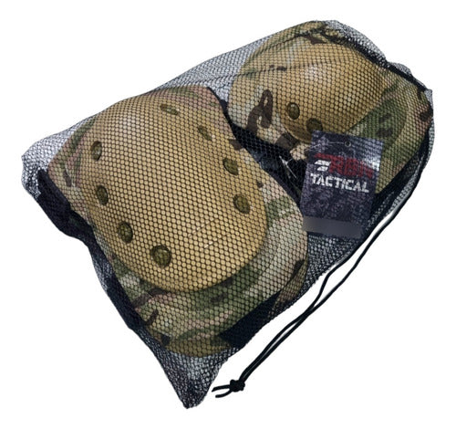 Kit Rodillera Y Codera Army Tactico Multicam Uca Univers Rbn 1