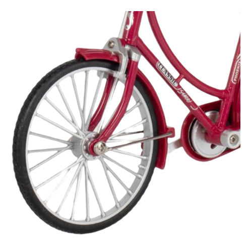 1:10 Modelo De Bicicleta Artesanato Roda Rotativa 1