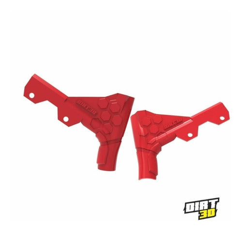 Dirt 3D Spektor XR 150 Chassis Cover Red 1