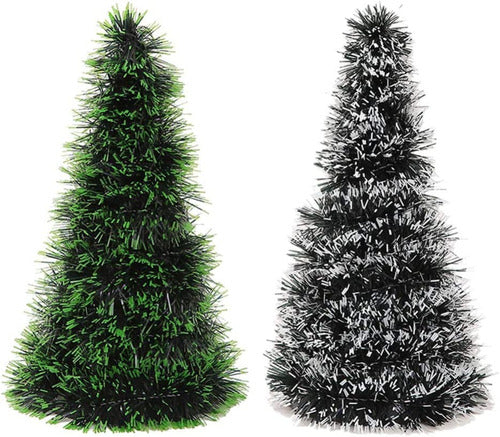 Classic or Snowy Cone Christmas Tree Ornament x1 1