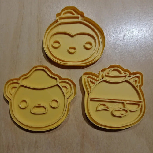 Cortantes Mandy Set Cortantes Galletitas Cookies De Octonautas 3 Personajes 1