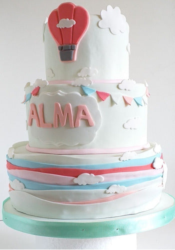 Pasteleria Prut Tortas Infantiles, Globo Aerostatico, Primer Año, Baby Shower 2