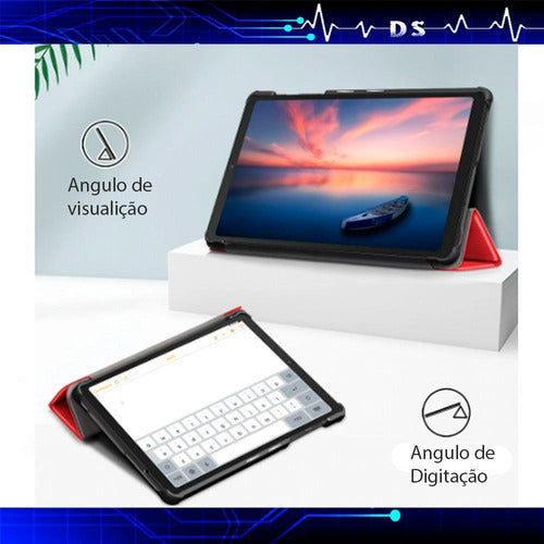 Capa Premium Para Samsung Tab A8 X200 / X205 10.5 + Pelicula 2