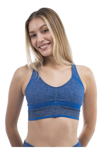 Sporty Wide Strap Microfiber Sports Top by Mora Sport 2042 0