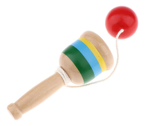 Brinquedo De Jogo De Trackball Kendama Fun Air 5 Peças 1