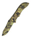 Mtech USA Knife. Camouflage Aluminum Handle 0