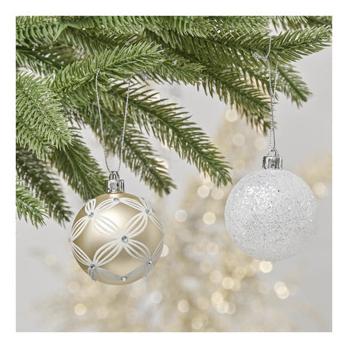 Valery Madelyn Elegant Christmas Ball Ornaments Set of 24 1