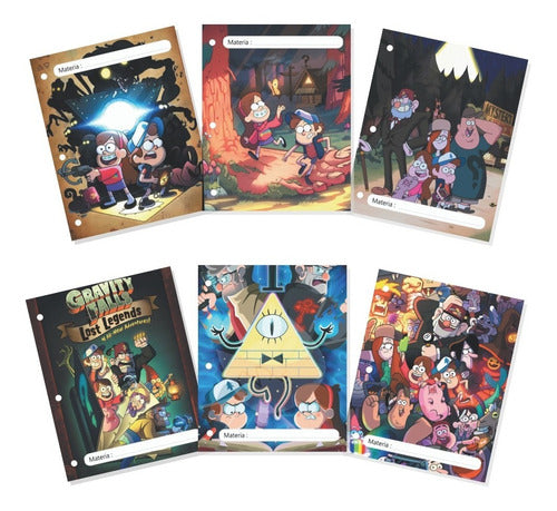 Break Music Store - Gravity Falls - Folder Subject Dividers Pack of 6 0