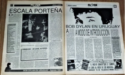 1991 Bob Dylan En Uruguay Cobertura Rock D Primera Con Fotos 1