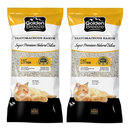 Piedras Sanitarias Gatos Golden Breeze 30kg Con Regalo 0