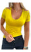Short Sleeve Top with Sensual Neckline and Off-Shoulder Detail 25
