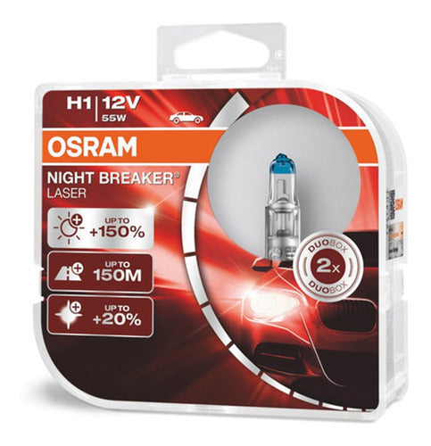 Lampara Osram H1 - Night Breaker Laser 12v 55w P14,5s 7