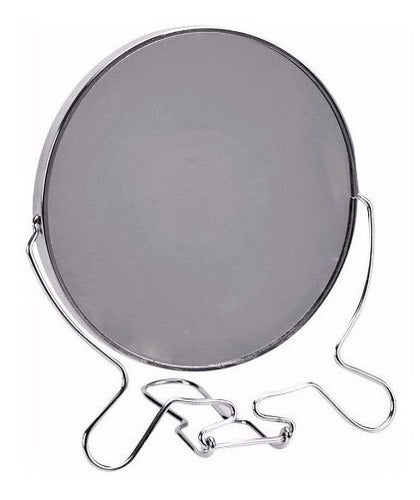 Genérica Double-Sided Makeup Mirror with Magnification - 5 Inches Metal 0