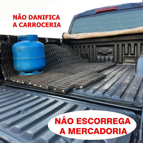 Tapete Caçamba 3cm Eva Puxa Facil Hilux Dupla 2013 2014 2015 5