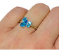 Beautiful Butterfly Ring with 925 Silver Stone Gift Ap 360 15