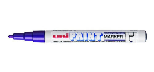 Uni Paint PX-21 Oil Paint Marker Violet Pack of 6 1