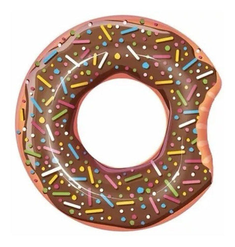 Inflable Donuts Marron De 1,00mts. 0