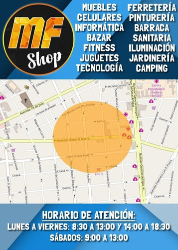 Mf Shop Ducto Electro Canal Auto Adhesivo 20 X 10 Mm 2 Metros 2