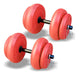 GYM-MAN 2 Dumbbells + 15 Kg PVC Weight Discs 0