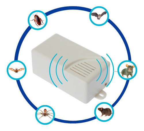 Mas Electrónica Ultra Espanta Ahuyenta Ultrasonido Ratas Murcielagos Plagas 6