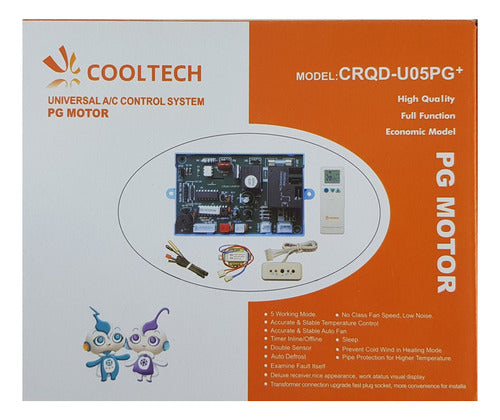 Placa Universal Cooltech Crqd-u05pg+ Para Split Con Pg 0