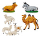 Set 8 Figuras De Pesebre Animales Resina 14 Cm Decorado 0