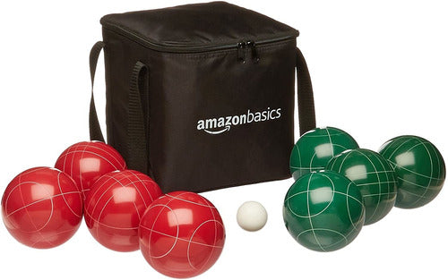 Conjunto De Bolas De Bocha Amazon Basics Com Estojo De Trans 0