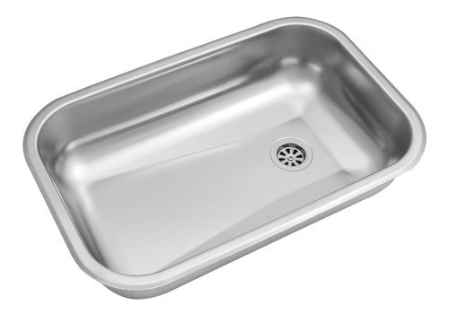 Johnson Stainless Steel Kitchen Sink ZZ52B Simple Bowl Polished Standard 430 0