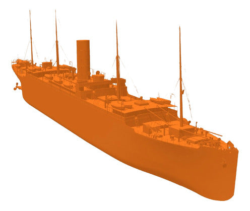 LE·3D Maqueta RMS Carpathia Escala 1:425 Para Armar Y Pintar 0