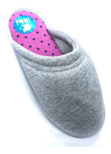 Women's Closed Toe Cotton Slipper by Ikki 3