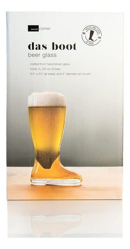 Domestic Corner Das Boot Glass, Shaped Like a Boot, 1 Liter 3